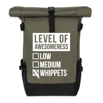 Whippet - Roll Top Backpack - olive/black - Front