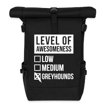 Greyhound - Roll Top Backpack - black - Front