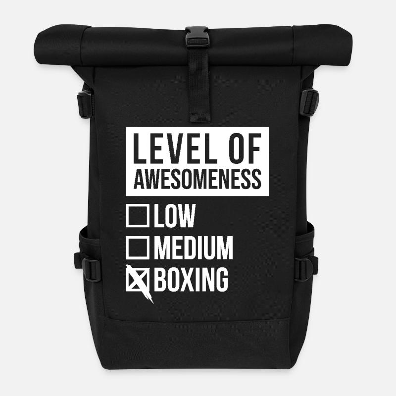 Boxen - Rolltop Rucksack - Schwarz