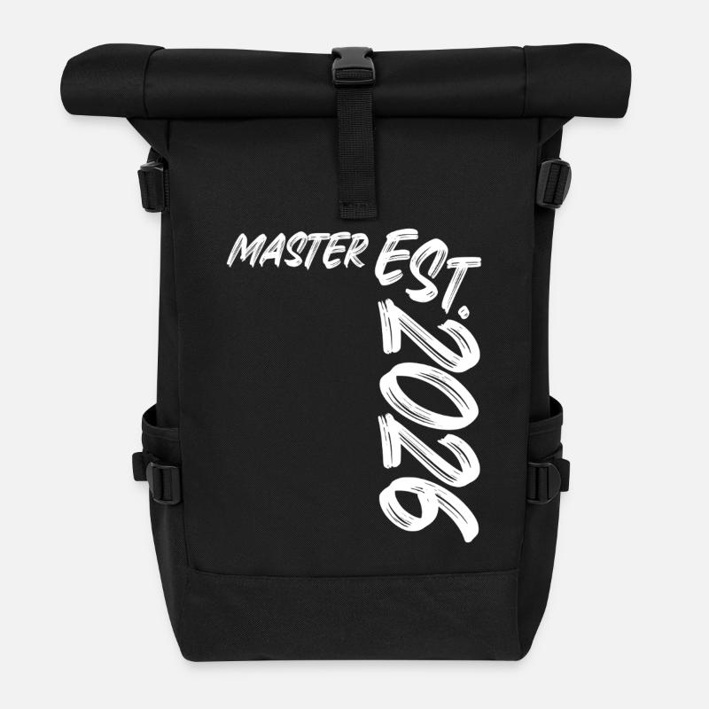 Master Est. 2026 - Rolltop Rucksack - Schwarz