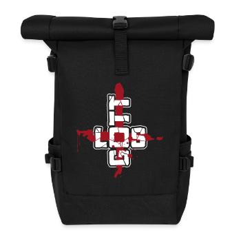 gottlos - Rolltop Rucksack - Schwarz - Vorne
