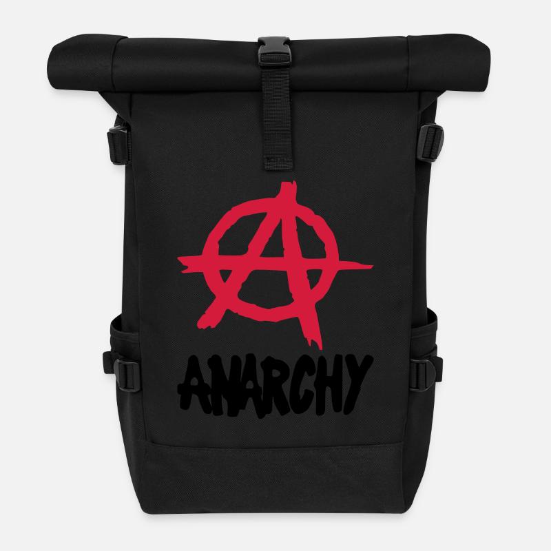 Anarchy__V002 - Sac à dos roll top - noir