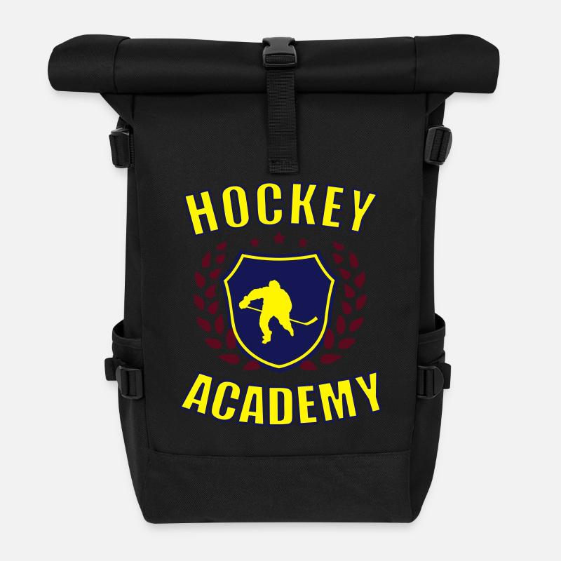 Hockey Academy 2 - Rolltop Rucksack - Schwarz