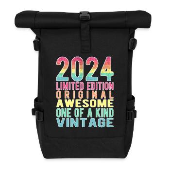 Edition limitée depuis 2024 Anniversaire Millésime 2024 - Sac à dos roll top - noir - Devant