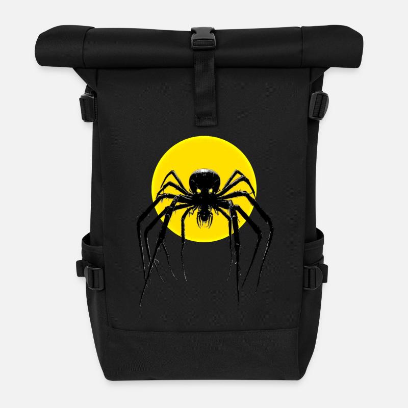 Spider - Rolltop Rucksack - Schwarz
