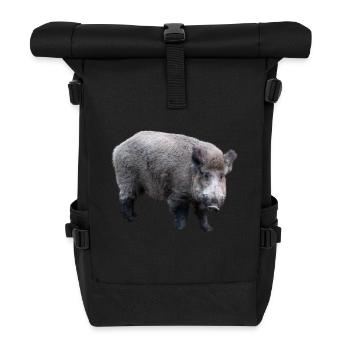 Sanglier - Sac à dos roll top - noir - Devant