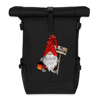 Gnome de Noël PC Gnome - Sac à dos roll top - noir - Devant