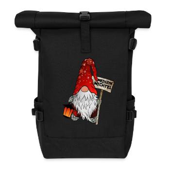 Medicine Gnome - Roll Top Backpack - black - Front