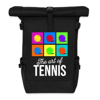 L’Art du Tennis Chemise Pop Art - Sac à dos roll top - noir - Devant