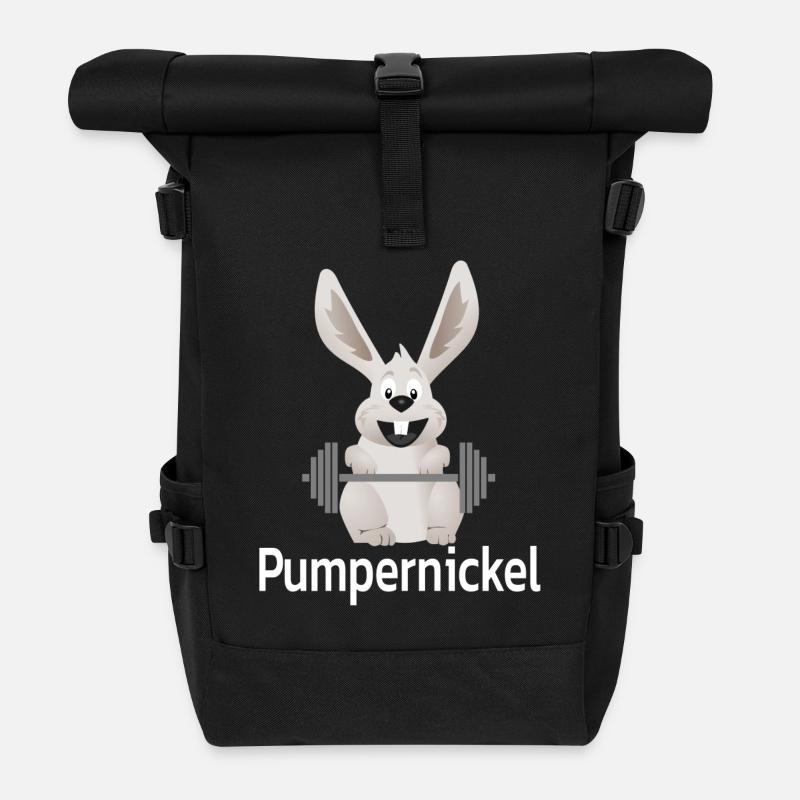 Pumpernickel - Rolltop Rucksack - Schwarz
