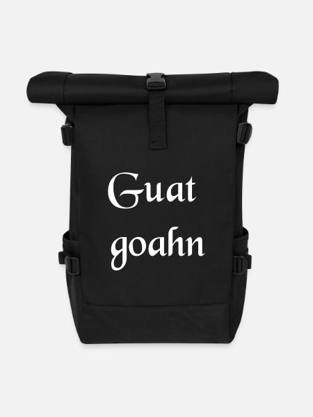 Guat goahn - Rolltop Rucksack - Schwarz