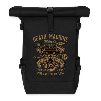 Death Machine - Sac à dos roll top - noir - Devant
