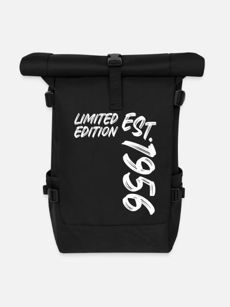 Limited Edition Est. 1956 - Rolltop Rucksack - Schwarz