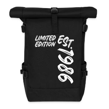 Limited Edition Est. 1986 - Rolltop Rucksack - Schwarz - Vorne