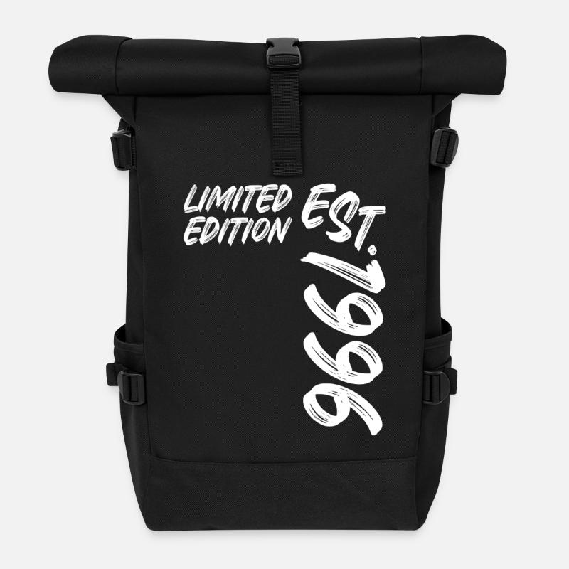 Limited Edition Est. 1996 - Rolltop Rucksack - Schwarz