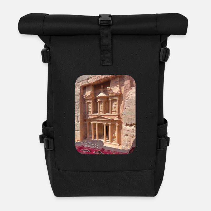 Petra Schatzhaus - Roll Top Backpack - black