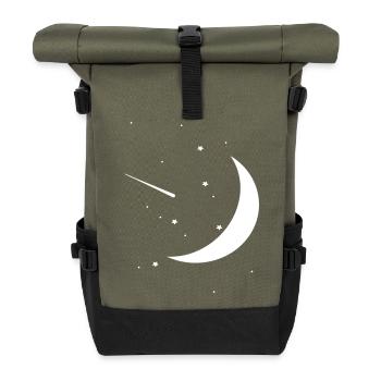 Ciel nocturne - Sac à dos roll top - olive/noir - Devant