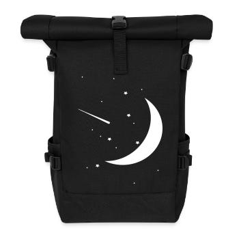 Ciel nocturne - Sac à dos roll top - noir - Devant