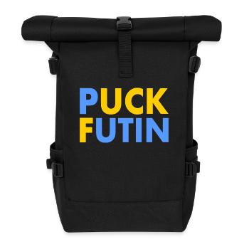 Puck futin - Rolltop Rucksack - Schwarz - Vorne