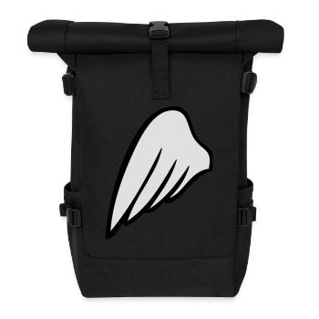 leftwing - Roll Top Backpack - black - Front