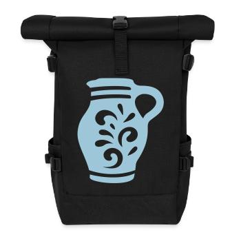 Frankfurter Bembel 2 - Sac à dos roll top - noir - Devant