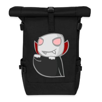 vampir - Rolltop Rucksack - Schwarz - Vorne