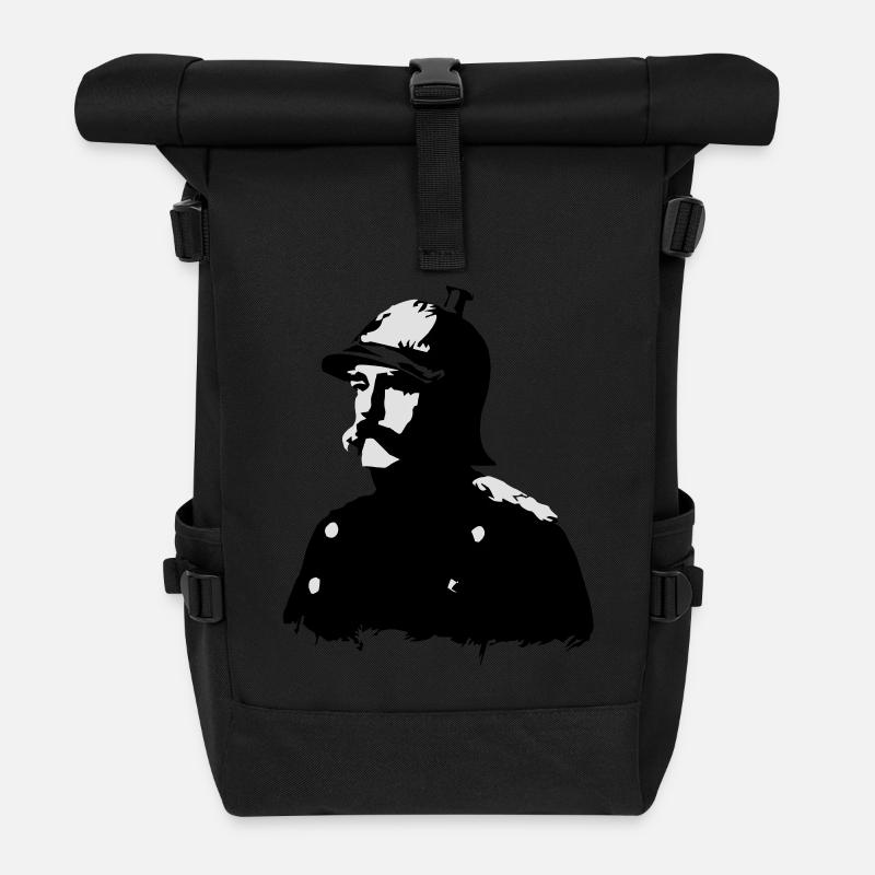 Otto von Bismarck (bicolore) - Sac à dos roll top - noir
