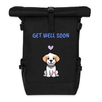 Get well soon - Roll Top Backpack - black - Front