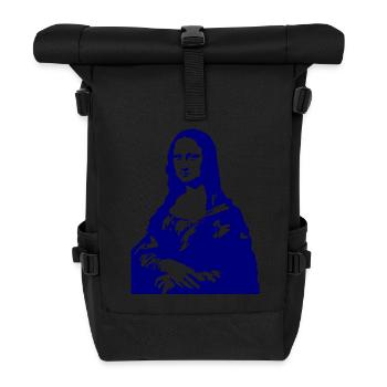 Mona Lisa - Rolltop Rucksack - Schwarz - Vorne