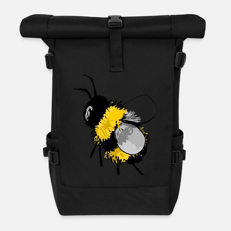 Hummel - Rolltop Rucksack - Schwarz