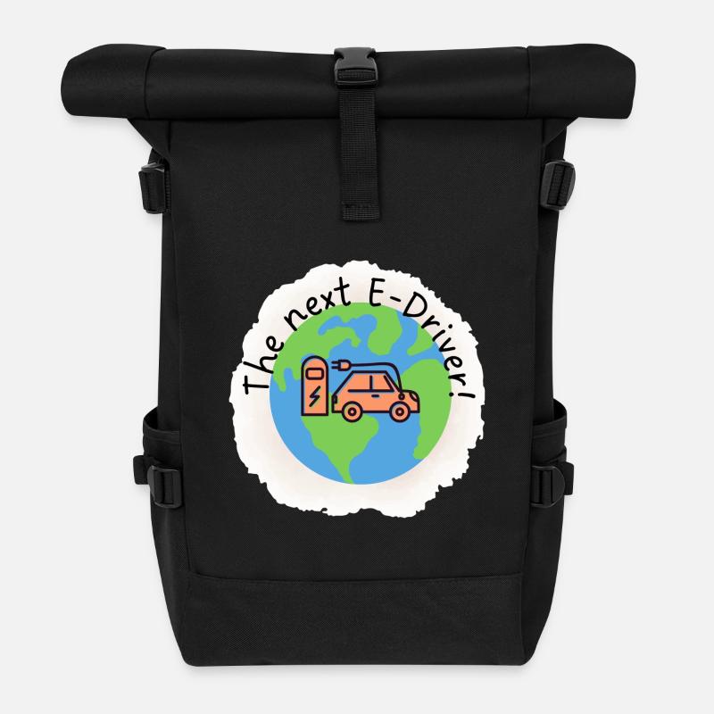 Next_E-Driver - Rolltop Rucksack - Schwarz