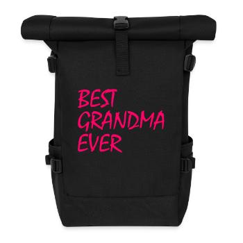 Best grandma ever - Rolltop Rucksack - Schwarz - Vorne