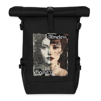 Timeless beauty - Roll Top Backpack - black - Front