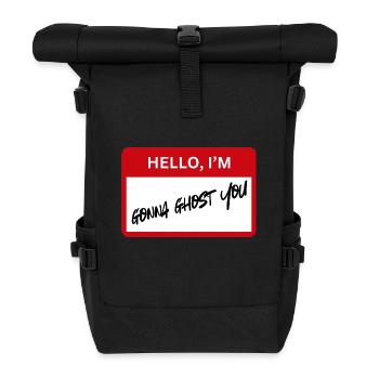 Fantôme - IRONIQUE - Sac à dos roll top - noir - Devant