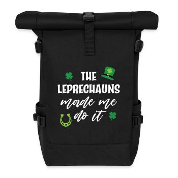 Die Kobolde haben mich dazu gebracht - Rolltop Rucksack - Schwarz - Vorne