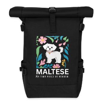 Tiny Piece of Heaven – Sweet Maltais Boho - Sac à dos roll top - noir - Devant