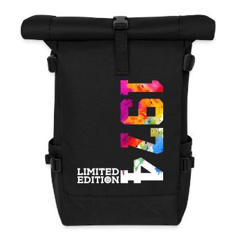 52ND BIRTHDAY LIMITED EDITION 1974 - Roll Top Backpack - black - Front