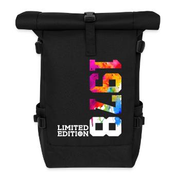 48TH BIRTHDAY LIMITED EDITION 1978 - Roll Top Backpack - black - Front