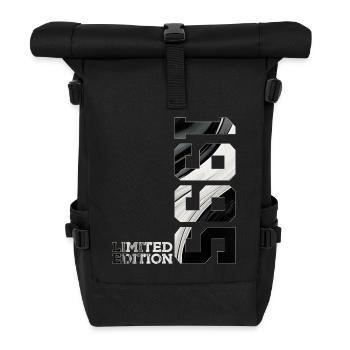LIMITED EDITION 1995 31ST BIRTHDAY - Roll Top Backpack - black - Front