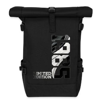 LIMITED EDITION 1985 41ST BIRTHDAY - Roll Top Backpack - black - Front
