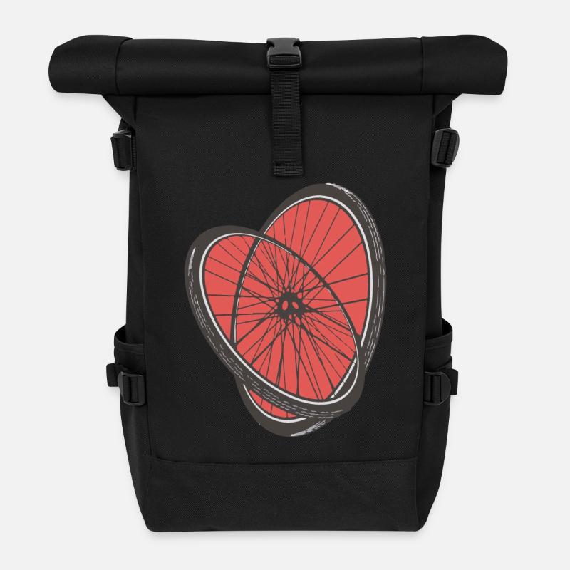 Das ist Amore - Rolltop Rucksack - Schwarz