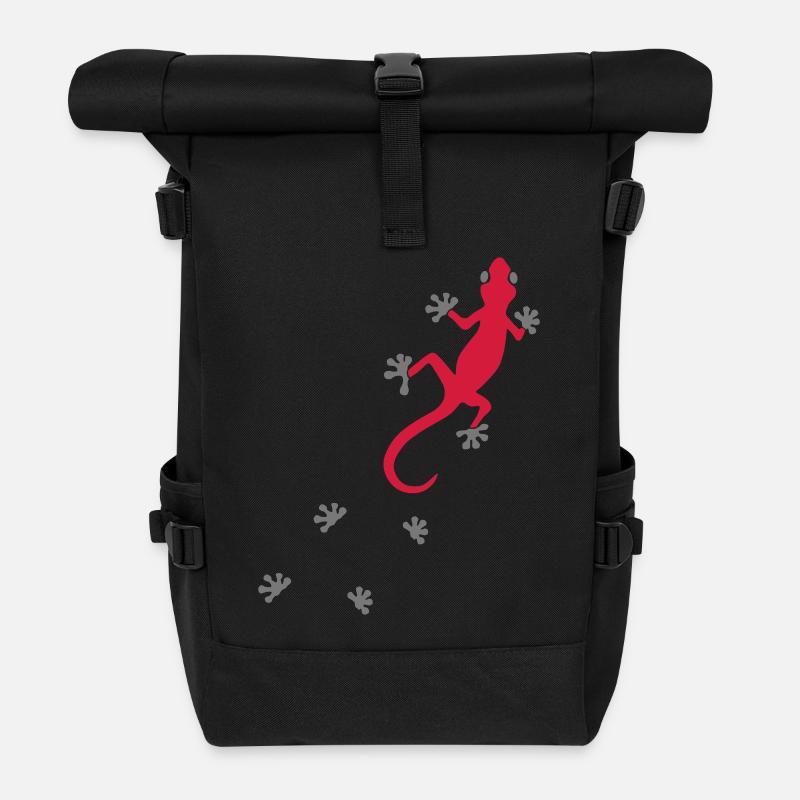Gecko - Rolltop Rucksack - Schwarz
