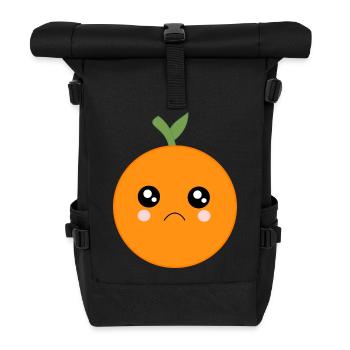 Kawaii Oranges Kawaii Fruits Kawaii Fruit - Sac à dos roll top - noir - Devant