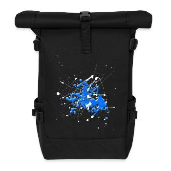 Whiteblue.Splash - Roll Top Backpack - black - Front