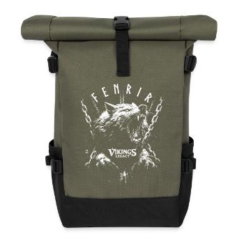 Fenrir - Rolltop Rucksack - Olive/Schwarz - Vorne