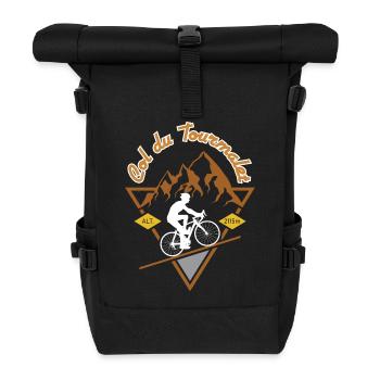 Col du Tourmalet Mountain Bike - Roll Top Backpack - black - Front