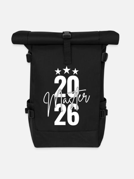 Master 2026 - Roll Top Backpack - black