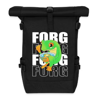 Frog Tree Frog - Roll Top Backpack - black - Front