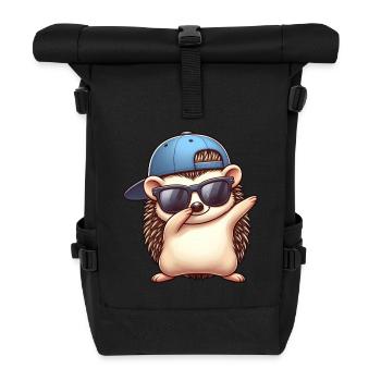 Casquette de baseball Hedgehog Cartoon Cool Dab Dabbing - Sac à dos roll top - noir - Devant