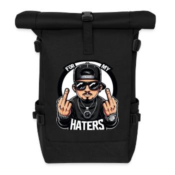Cool Gangsters - Roll Top Backpack - black - Front
